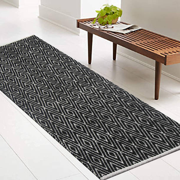 17 Stories Cotton Reversible Bath Rug Wayfair